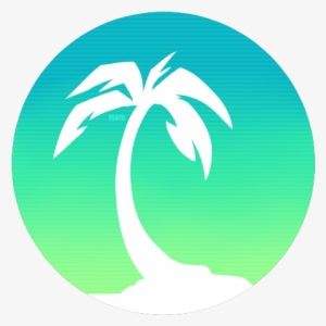 Two Palm Trees PNG Clipart Image​