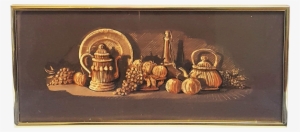 An Original Still Life Watercolor Signed By The Artist - Picture Frame #12560