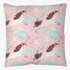 Watercolor Fairy Tale Seamless Pattern With Flying - Watercolor Painting #14146