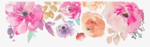 Clip Art Free Stock Flowers Png Image Peoplepng Com - Watercolor Flower Border Png #14216