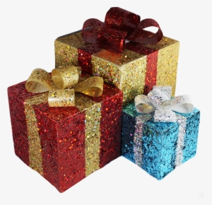 Christmas Present Png Sparkling Gifts Image Library - Christmas Presents Transparent Background #14296