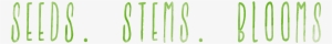Spring Watercolor Overlays Seeds Stems Blooms Green - Calligraphy #14480