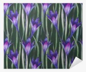 Fresh Wild Flowers, Grass - Watercolor Painting #14743