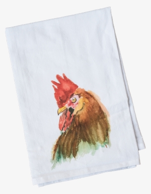 Watercolor Rooster - Watercolor Painting #15006