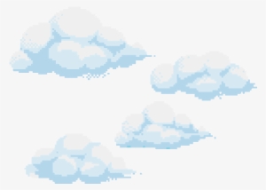 Clouds - Pixel Clouds Transparent #15550