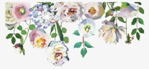 This Backgrounds Is Hand Drawn Tenth Anniversary Card - Brautparty-einladungs-weißer Blumenpastell Karte #15638