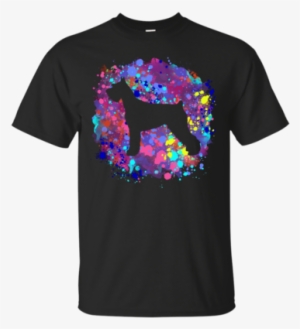 Giant Schnauzer Tshirt Graphic Dog Tee Shirt Watercolor #16159