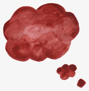 Brown Watercolor Speech Bubble - Watercolor Painting #16251