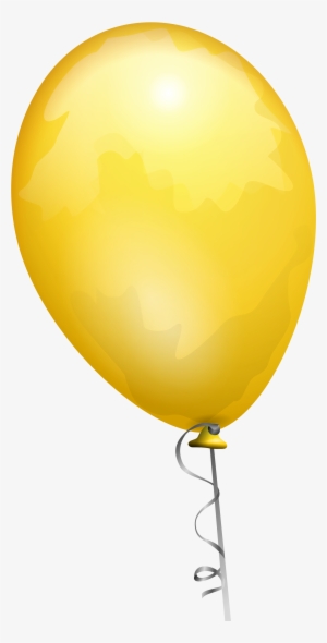 Yellow Balloon Png Image - Balloon Clip Art #16522