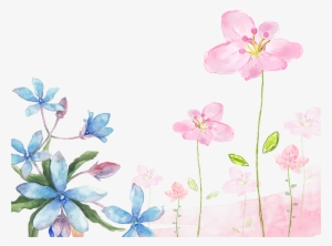 Blue Flower Png Transparent Blue Flower Png Image Free Download Pngkey