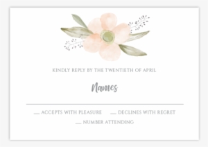 Watercolor Blooms - Response - Jasmine #16668