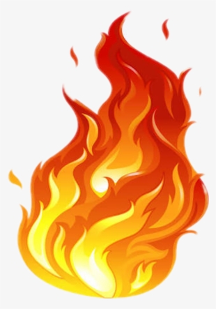 Clip Art Black And White Library Flame Talak Tott Png - Fire Vector Png #16669
