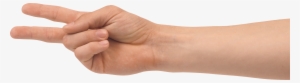 Two Finger Hand Png Image - Hand Finger Png #16925