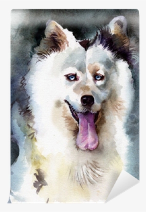 Watercolor Animal Collection - Canadian Eskimo Dog #17039