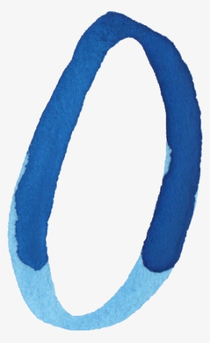 Free Download - Watercolor Number 0 Png #17829