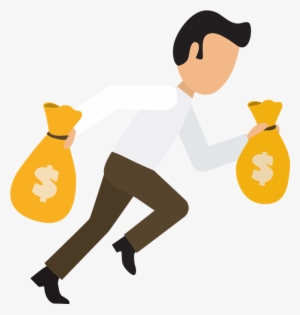 Money Png - Man With Money Bag Png #17928