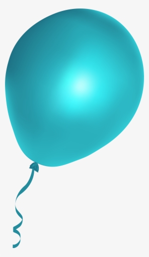 Cyan Balloon Png Image - Balloon Png #18135