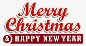 Merry Christmas And Happy New Year Png Clipart - Frohe Weihnacht-und Guten Rutsch Ins Neue Postkarte #18160