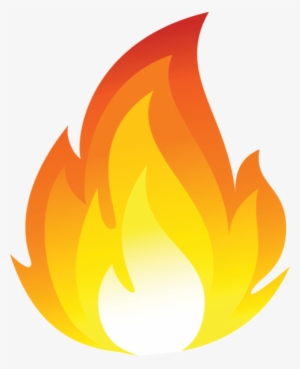 Cartoon Fire Flames - Llama Del Espiritu Santo #18431