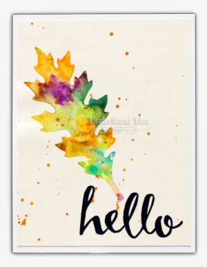 She Die Cut An Image From Frog Tape Then Watercolored - Watercolor Painting #19090