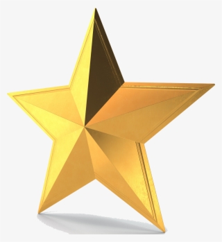 3d Gold Star Png Pic - Star 3d Model Free #19360