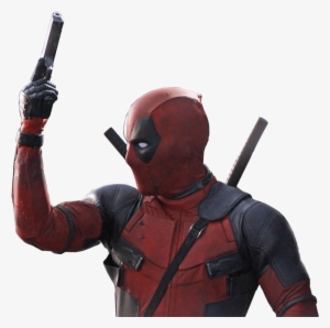 Deadpool Holding Gun - Deadpool Transparent #19747