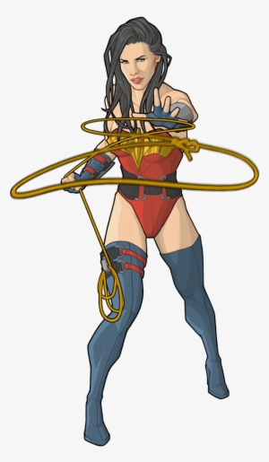 Comic Comics Wonder Woman Pinup Comic Book Dc Comics - Lasso Throw #19809