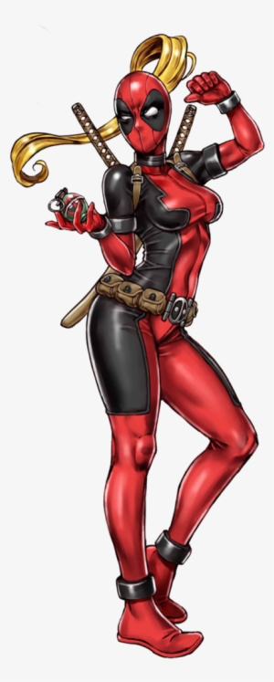 Lady Deadpool Render By Bloomsama On Deviantart - Lady Deadpool Render #19890