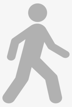How To Set Use Walking Man Grey Clipart #100164