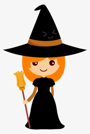 Cu Watercolor Halloween Clipart - Witch Clipart Halloween #100167