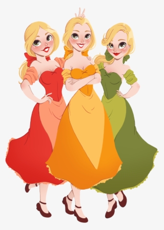 The Three Sisters From Beauty And The Beast Fuckyeahdisneyfanart - Silly Girls Beauty And The Beast Png #100421