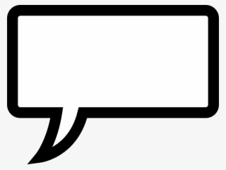 Speech Bubble Template - Speech Bubble Rectangle Png #100553