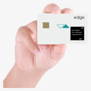 Edge Card Horizontal In Hand - Label #100556