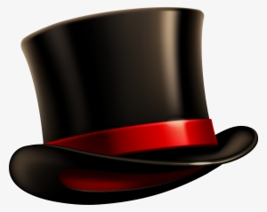 Black Top Hat Png Image - Chapeau Haut De Forme Dessin #101048