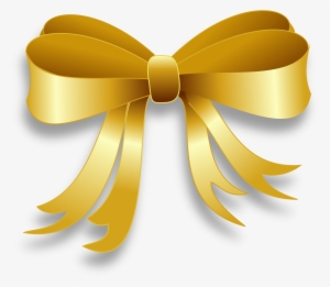 Gold Bow Png #101092