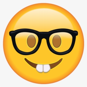 Killzone Clipart Smiley Face - Nerd Face Emoji Png #101218