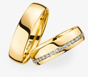 Png Wedding Ring - Trouwringen Goud 18 Karaat #101264