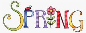 Hello Clipart Spring - Word Spring Clip Art #101309