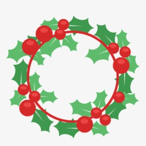 Christmas Svg Scrapbook Cut File Files For - Christmas Wreath Clipart #101411