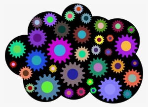This Free Icons Png Design Of Prismatic Cloud Gears #101539