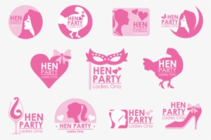 Pink Woman Cosmetics Vector - Hen Party Templates #101793