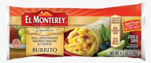 Egg & Bacon Burrito - El Monterey Signature Burrito, Egg, Sausage, Cheese #101973
