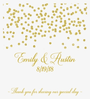 Gold Confetti - Wedding #102653