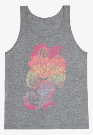 Rainbow Lotus Henna Inspiration #102897