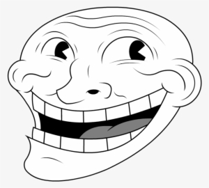 Troll Face Sad Png Graphic Library Download - Troll Face Cartoon Png #102964