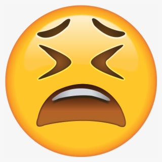 Download Tired Face Emoji - Exasperated Emoji #103448