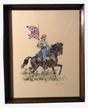 Original Eugene Leliepvre Watercolor And Gouache Enhanced - American Civil War #103779