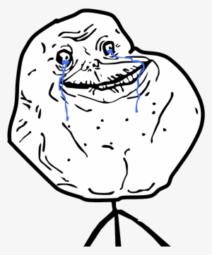Trollface Rage Comic Internet Meme Clip Art - Forever Alone Troll Face #103824
