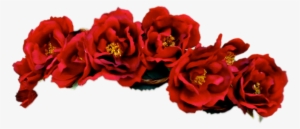 Png Displaying Flower Red Red Transparent Crown For - Flower Crown Red Png #104190