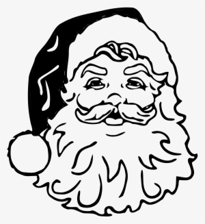 This Free Icons Png Design Of Black Transparent Santa #104193